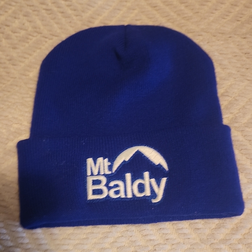 Mt Baldy Blue Beanie NWOT